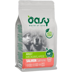 Oasy Monoproteico per Cane Adult Medium/Large con Salmone da 12 kg Oasy Monoproteico per Cane Adult Medium/Large con Salmone da 12 kg