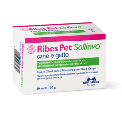 NBF Ribes Pet Sollievo Cane e Gatto 60 perle NBF Ribes Pet Sollievo Cane e Gatto 60 perle
