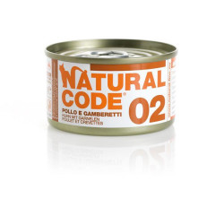Natural Code 02 Pollo e Gamberetti 85 gr Natural Code 02 Pollo e Gamberetti 85 gr