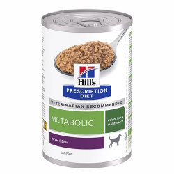 Hill's Prescription Diet Metabolic Cane al Manzo 370 gr Hill's Prescription Diet Metabolic Cane al Manzo 370 gr