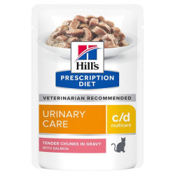 Hill's  Prescription Diet c/d Urinary Care Multicare gatto con Salmone 85 gr
