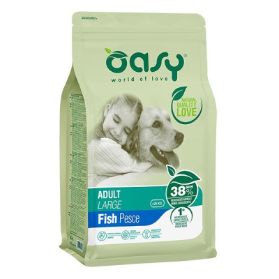 Oasy - Lifestage Adult Large con Pesce 12 kg Oasy - Lifestage Adult Large con Pesce 12 kg