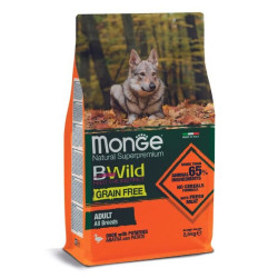Monge BWild Grain Free Adult All Breeds Anatra e Patate 12 kg Monge BWild Grain Free Adult All Breeds Anatra e Patate 12 kg