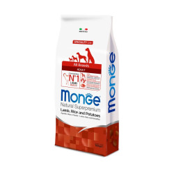 Monge Natural Superpremium Puppy & Junior Agnello e Riso 12 kg Monge Natural Superpremium Puppy & Junior Agnello e Riso 12 kg