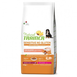 Natural Trainer sensitive cane medium & maxi puppy & junior salmone 12 kg Natural Trainer sensitive cane medium & maxi puppy & junior salmone 12 kg